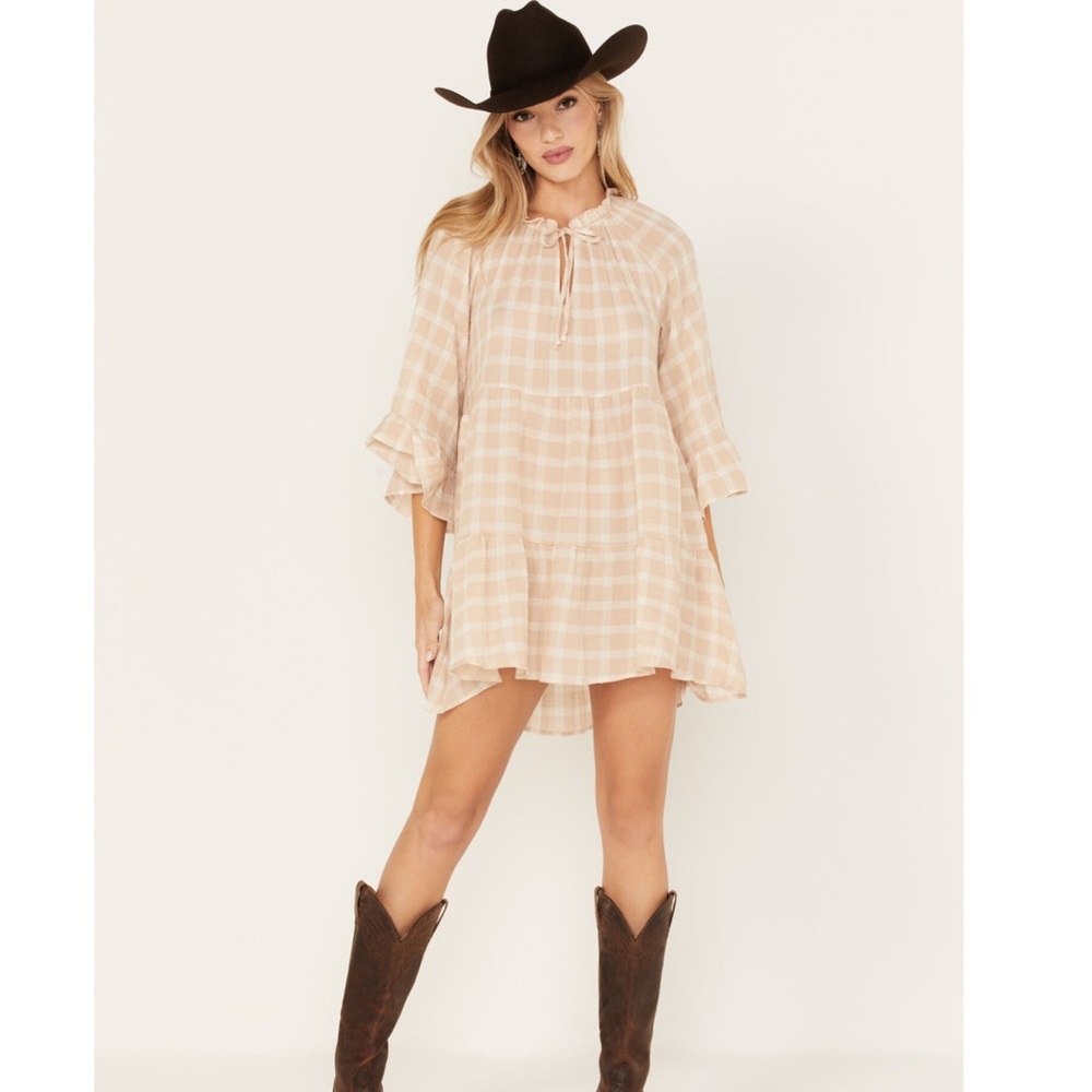 Show Me Your Mumu Women's Viola Plaid Print Mini Dress